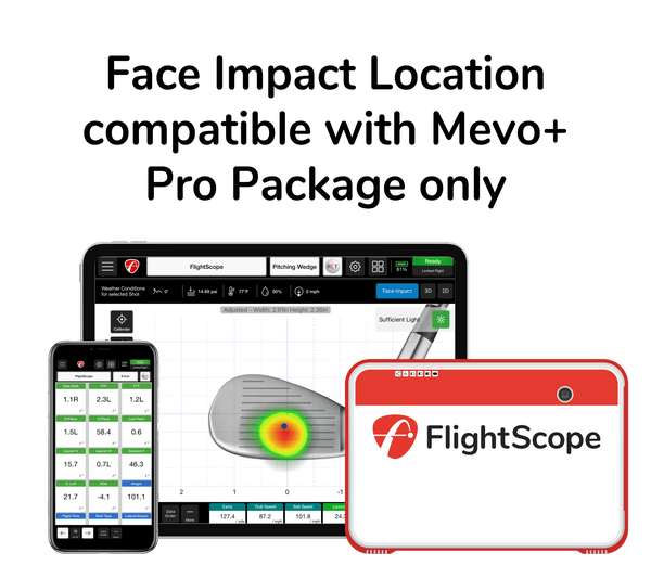 Flightscope Mevo+ Face Impact Location Software for Pro Package