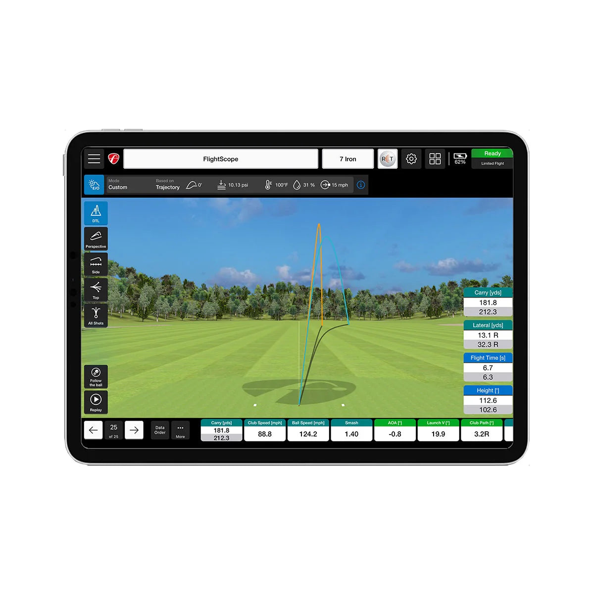 FlightScope X3C - 2025 'Carbon' Launch Monitor
