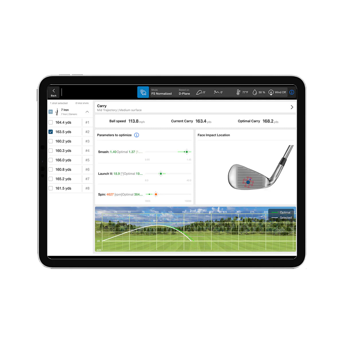 FlightScope X3C - 2025 'Carbon' Launch Monitor